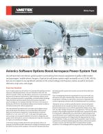 Avionics Software Options Boost Aerospace Power-System Test Avionics Software Options Boost Aerospace Power-System Test